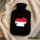 Wärmflasche Syrien Flagge Herz