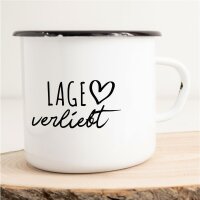 Emaille Tasse Lage  Vintage 300ml
