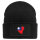 Beanie mit Patch Taiwan Flagge Herz Black