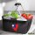 Einkaufskorb faltbar Taiwan Flagge Herz 20 Liter Black