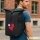 Kurierrucksack Taiwan Flagge Herz 30-44 Liter Black Melange