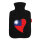Wärmflasche Taiwan Flagge Herz