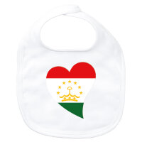 Baby L&auml;tzchen Tadschikistan Flagge Herz...