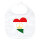 Baby Lätzchen Tadschikistan Flagge Herz Klettverschluss