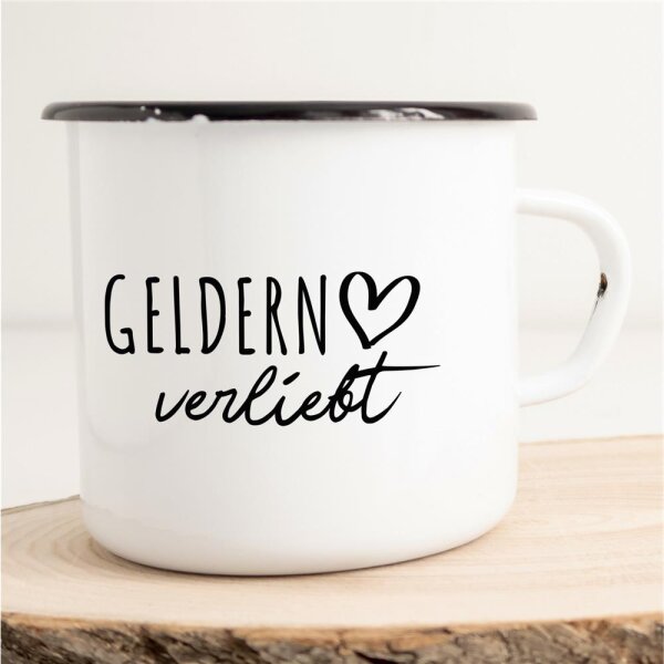 Emaille Tasse Geldern  Vintage 300ml