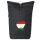 Kurierrucksack Tadschikistan Flagge Herz 30-44 Liter Black Melange