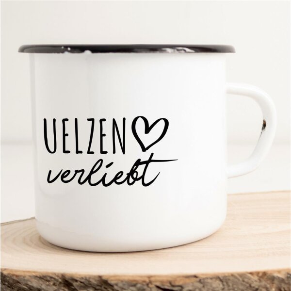 Emaille Tasse Uelzen  Vintage 300ml