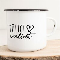 Emaille Tasse Jülich  Vintage 300ml