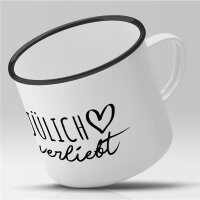 Emaille Tasse Jülich  Vintage 300ml