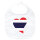 Baby Lätzchen Thailand Flagge Herz Klettverschluss