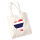Jutebeutel Thailand Flagge Herz 10 Liter