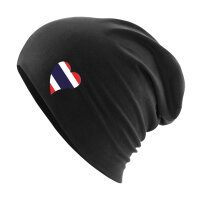 Beanie Thailand Flagge Herz