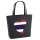 Filz Shopper Thailand Flagge Herz 22 Liter