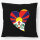 Kissen Tibet Flagge Herz 40x40cm