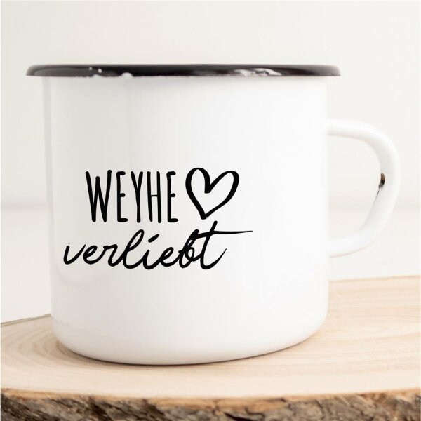 Emaille Tasse Weyhe  Vintage 300ml