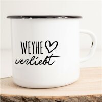 Emaille Tasse Weyhe  Vintage 300ml