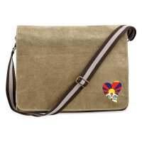 Umh&auml;ngetasche Tibet Flagge Herz 14 Liter