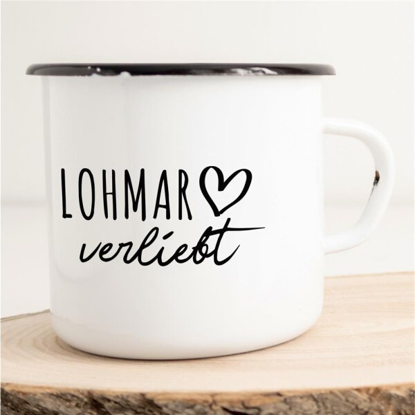 Emaille Tasse Lohmar  Vintage 300ml