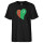 Herren T-Shirt Turkmenistan Flagge Herz
