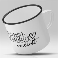 Emaille Tasse Osterholz-Scharmbeck  Vintage 300ml