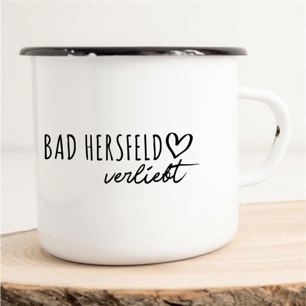 Emaille Tasse Bad Hersfeld  Vintage 300ml