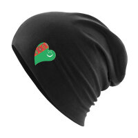 Beanie Turkmenistan Flagge Herz