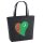 Filzshopper Turkmenistan Flagge Herz, 22 Liter