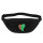 Bauchtasche Turkmenistan Flagge Herz 2,5 Liter Black
