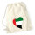 Turnbeutel Vereinigte Arabische Emirate Flagge Herz 12 Liter