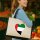 Jutetasche Vereinigte Arabische Emirate Flagge Herz 21 Liter Black