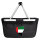 Einkaufskorb faltbar Vereinigte Arabische Emirate Flagge Herz 20 Liter Black