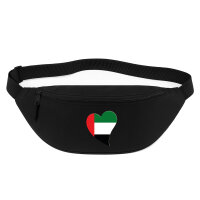 Bauchtasche Vereinigte Arabische Emirate Flagge Herz 2,5...