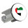 Waschbeckenstöpsel Vereinigte Arabische Emirate Flagge Herz 4cm