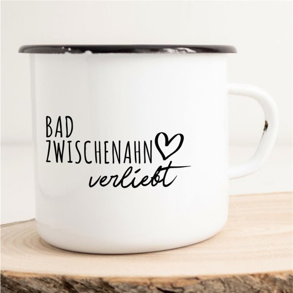Emaille Tasse Bad Zwischenahn  Vintage 300ml