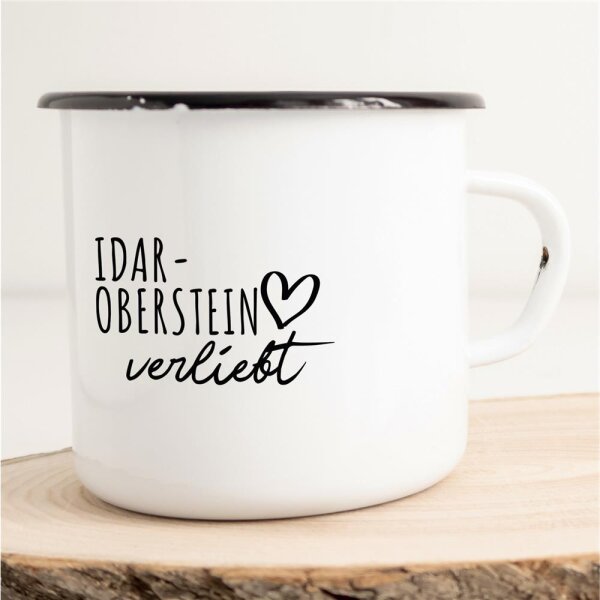 Emaille Tasse Idar-Oberstein  Vintage 300ml
