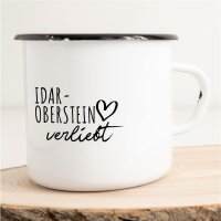 Emaille Tasse Idar-Oberstein  Vintage 300ml