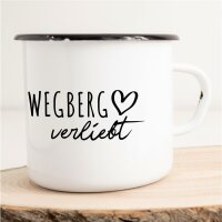 Emaille Tasse Wegberg  Vintage 300ml