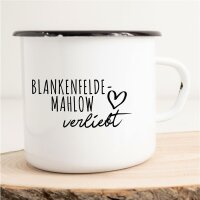 Emaille Tasse Blankenfelde-Mahlow  Vintage 300ml