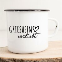 Emaille Tasse Griesheim  Vintage 300ml