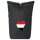 Kurierrucksack Jemen Flagge Herz 30-44 Liter Black Melange