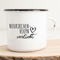 Emaille Tasse Neukirchen-Vluyn  Vintage 300ml