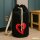 Seesack Albanien Flagge Herz 20 Liter Black
