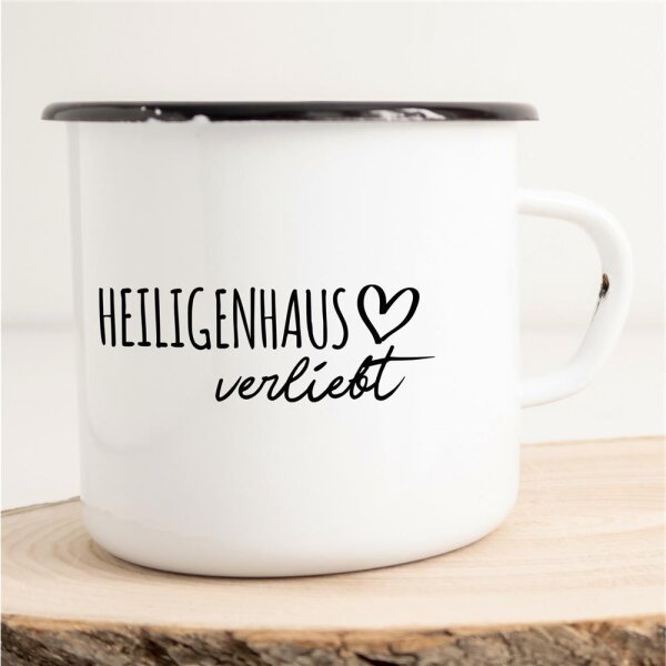 Emaille Tasse Heiligenhaus  Vintage 300ml