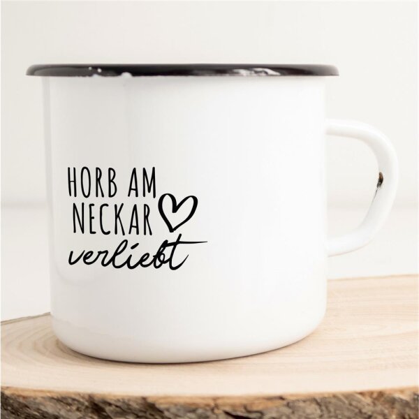 Emaille Tasse Horb am Neckar  Vintage 300ml