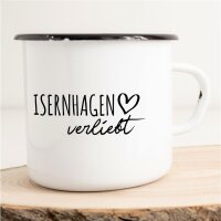 Emaille Tasse Isernhagen  Vintage 300ml