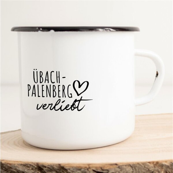 Emaille Tasse Übach-Palenberg  Vintage 300ml