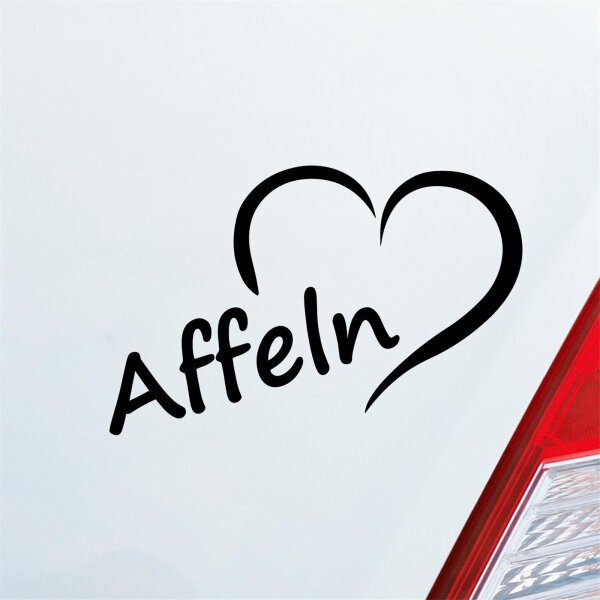 Auto Aufkleber Affeln Herz Stadt City Sticker Liebe Love Heimat Heckscheibenaufkleber Autoaufkleber