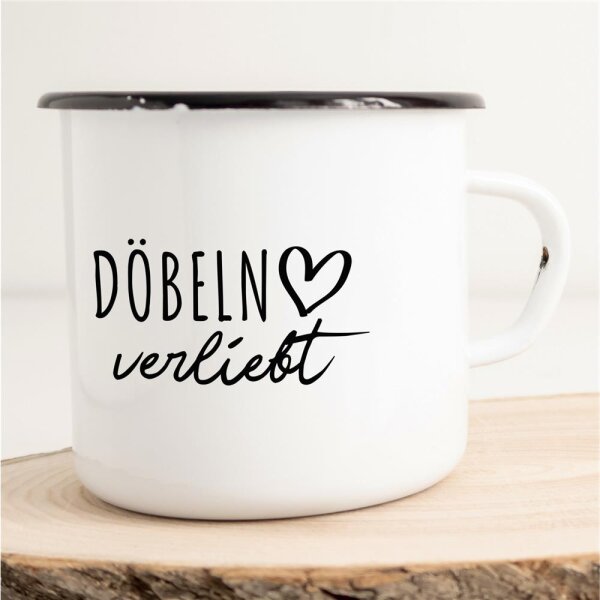 Emaille Tasse Döbeln  Vintage 300ml