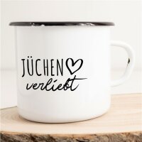 Emaille Tasse Jüchen  Vintage 300ml