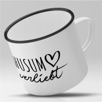 Emaille Tasse Husum  Vintage 300ml